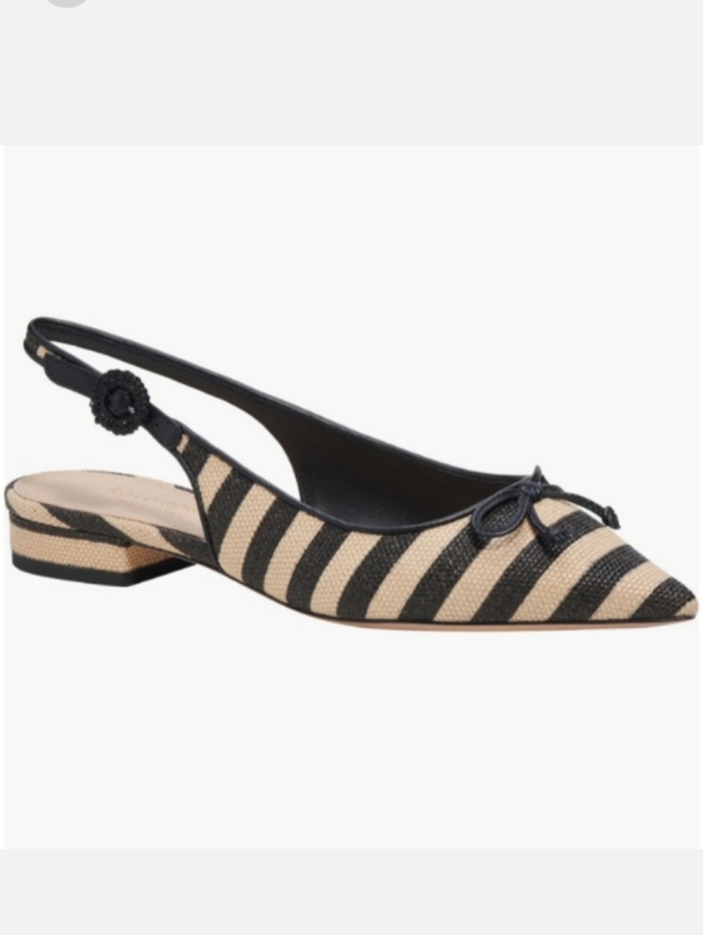 Kate Spade Veronica Raaffia Flats